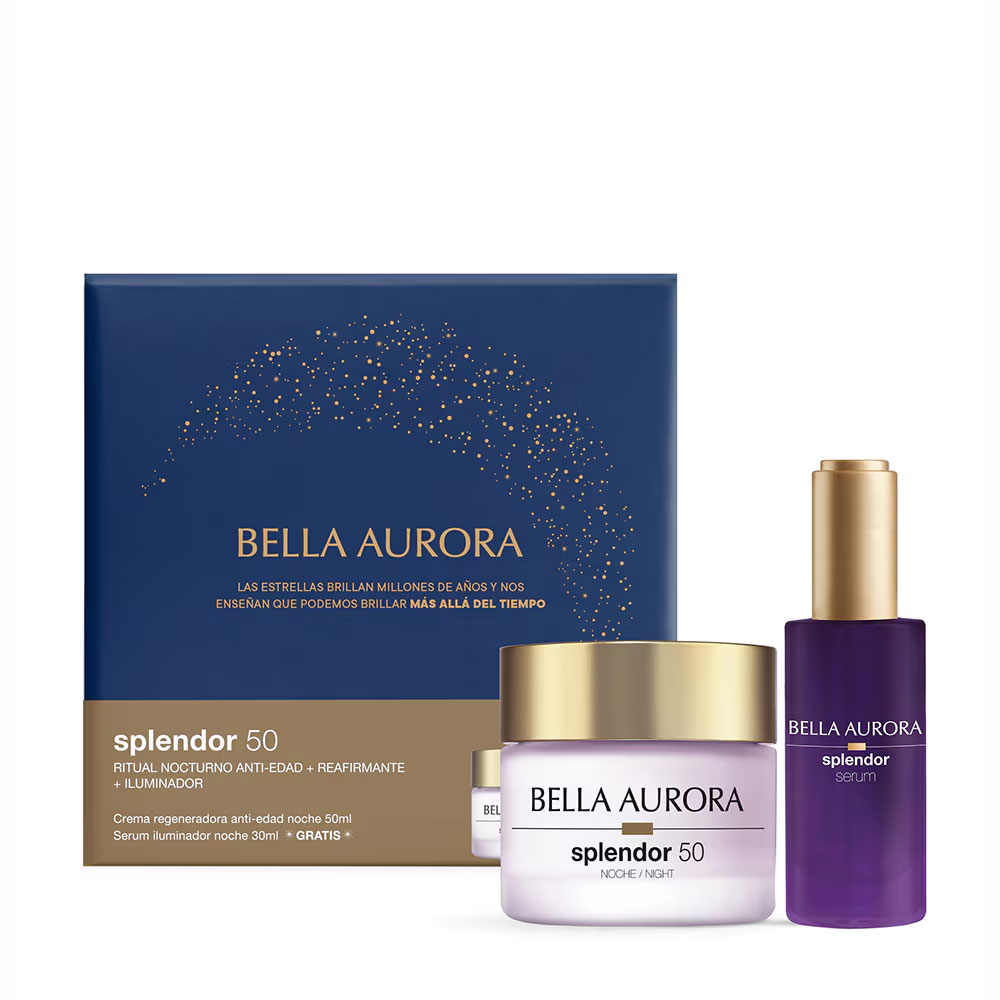 BELLA AURORA SPLENDOR 50 NOCHE+SERUM ILU