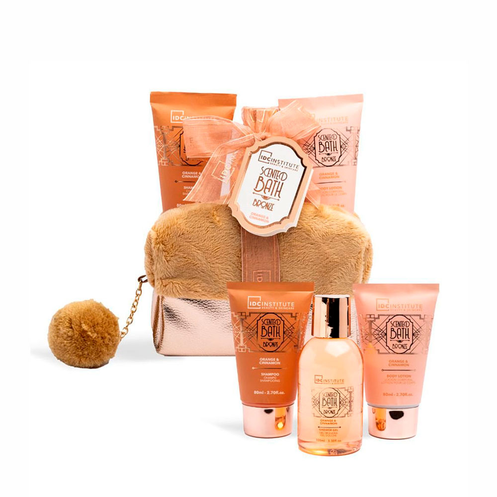 IDC INS.SCENTED BATH BRONZE BAG 4 PCS