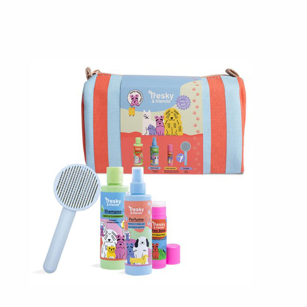 TRESKY & FRIENDS PET TRAVEL CARE KIT