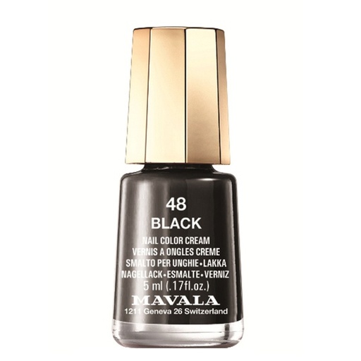 MAVALA LACA DE UÑAS Nº 48 BLACK