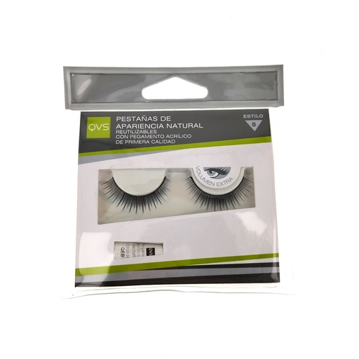 QVS PESTAÑAS LOOK NATURAL - ESTILO 8