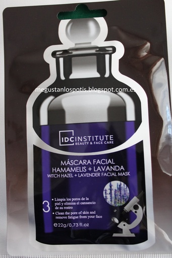 IDC INST.MASC.FACIAL HAMAME+LAVANDA 22GR
