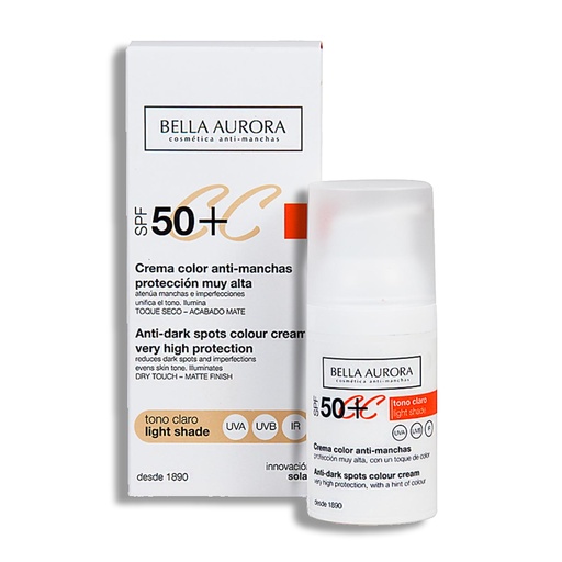 BELLA AURORA CC CREAM LIG.ANTIM.SPF50 30