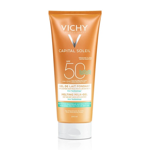 VICHY LECHE-GEL WET SKIN SPF 50 200ML
