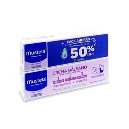 MUSTELA CREMA BALSAMO 123 DUPLO 2X100ML