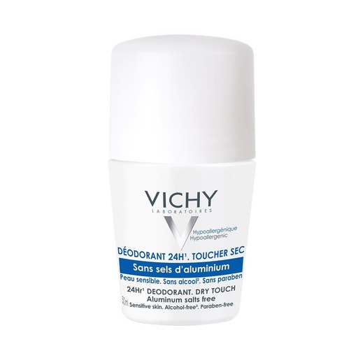 VICHY DEO ROLL- ON 24H SIN SAL ALUM. 40M