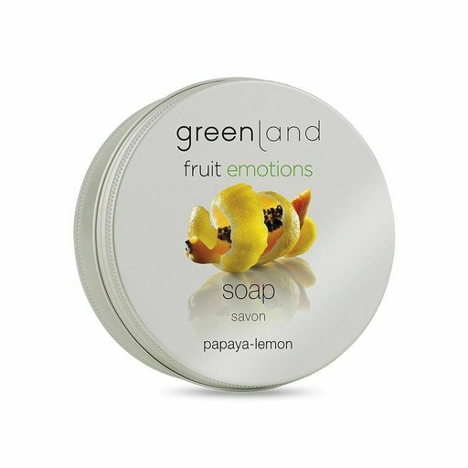 GREENLAND SOAP PAPAYA-LEMON 100G