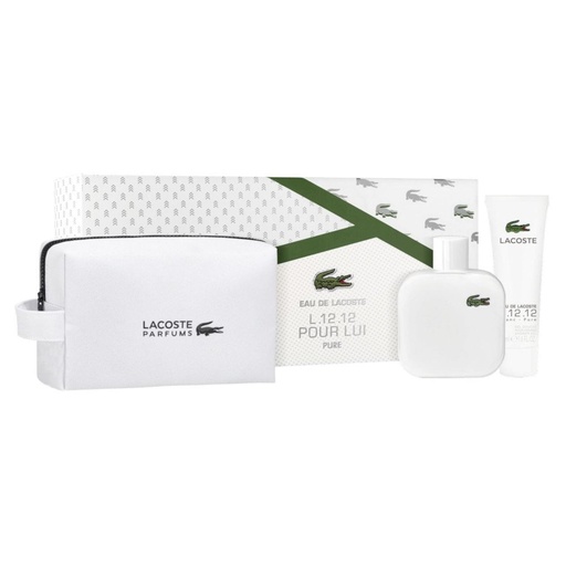 LACOSTE 1212 BLANC EDT 100+SG50+NECESER