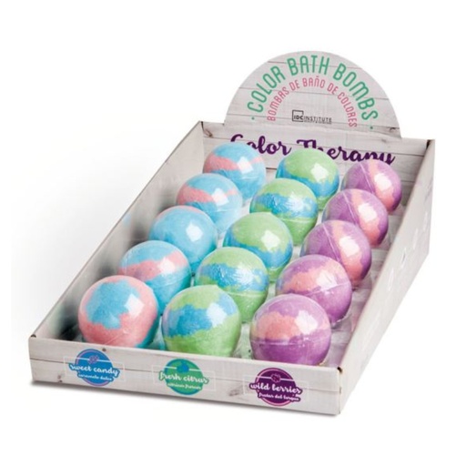 IDC INST MULTICOLOR BATH BOMB 140 GR