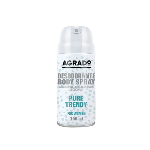 AGRADO DESODORANTE BODY SPRAY PURE TREND