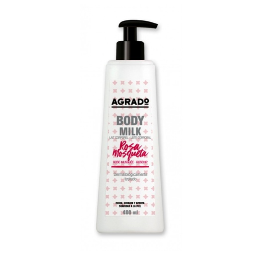 AGRADO BODY MILK ROSA MOSQUETA 400 ML