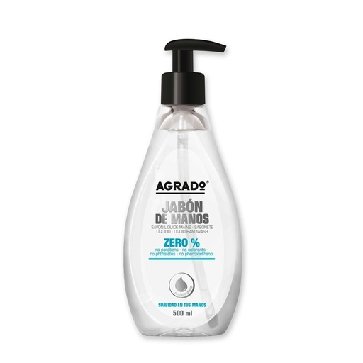 AGRADO JABON DE MANOS DERMO 0% NB 500 ML