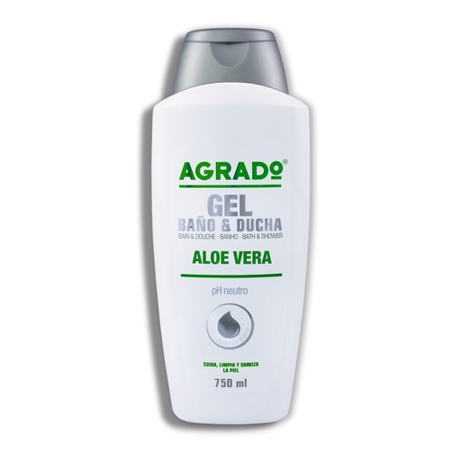 AGRADO GEL BAÑO Y DUCHA ALOE VERA 750 ML