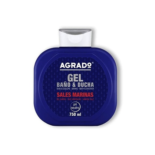 AGRADO GEL BAÑO SALES MARINAS 750 ML