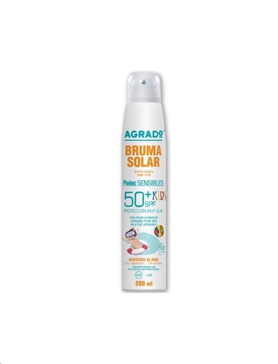 AGRADO BRUMA SECA SOLAR SPF50 KIDS 200ML