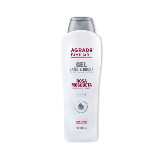 AGRADO GEL BAÑO DUCHA ROSA MOSQUETA 1250