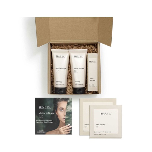 ARUAL PACK DETOX CH200+MASC200+SER+TRAT