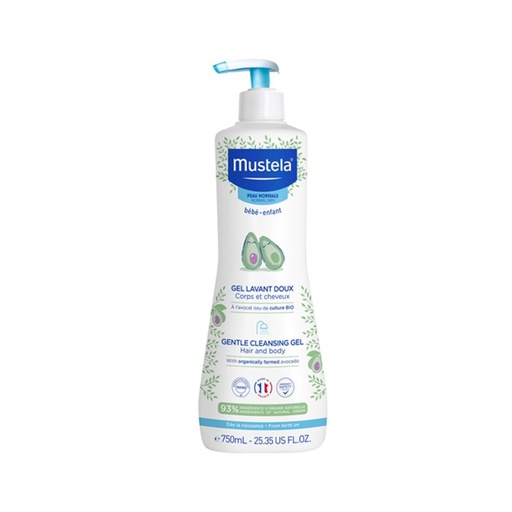 MUSTELA GEL BAÑO SUAVE 750 ML