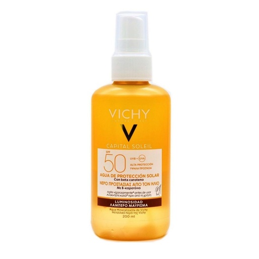 VICHY AGUA LUMINOSIDAD SPF50 200 ML