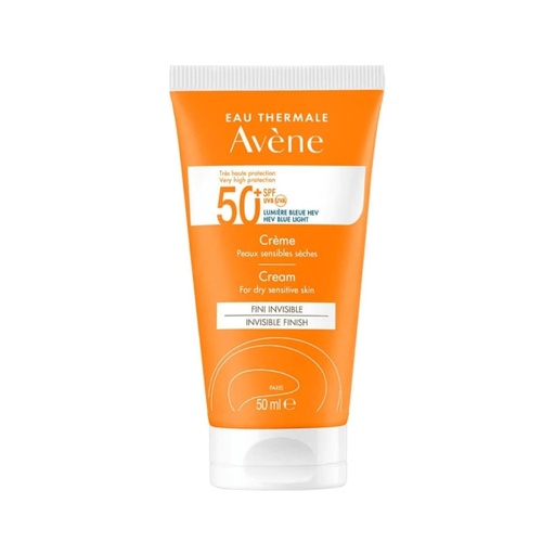 AVENE CR.SOLAR SPF 50+ 50ML SIN PERFUME