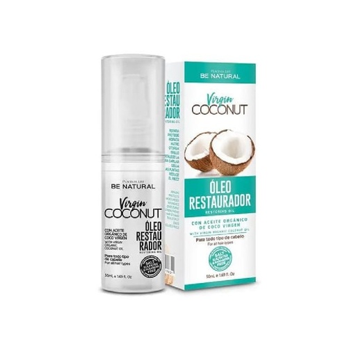 BE NATURAL VIRGIN COCONUT ACEITE REP.