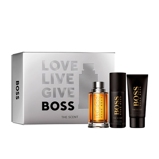 BOSS THE SCENT100 VAPO+DEO 150+GEL 100ML