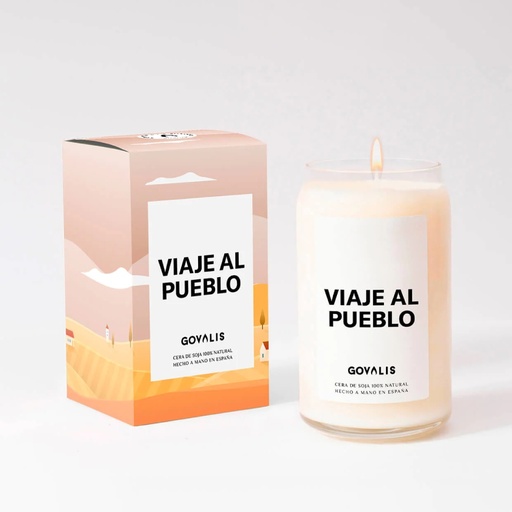GOVALIS VELA VIAJE AL PUEBLO 500 GR