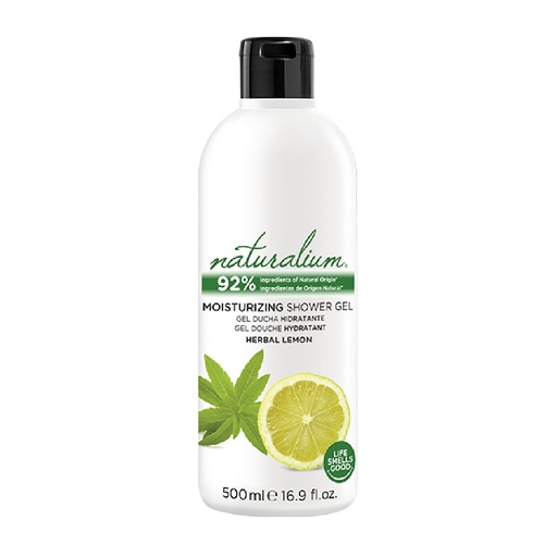 NATURALIUM GEL DE BAÑO HER. LEMON 500ML
