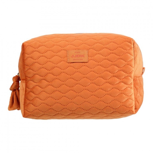 JJDK SIENNA LARGE COSMETIC BAG RUST VELV