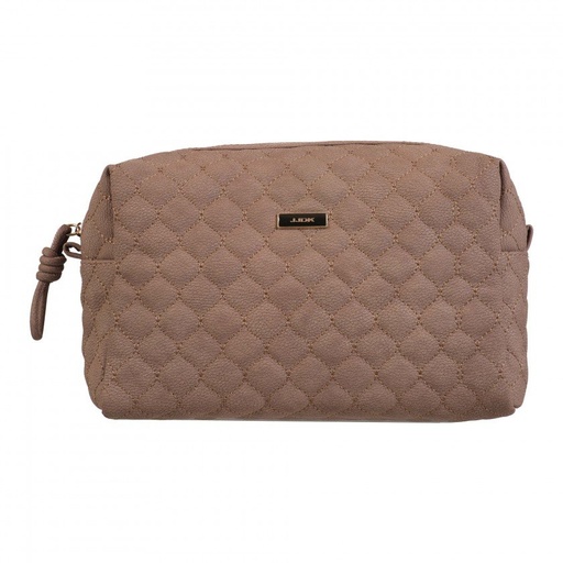 JJDK ALUMA LARGE COSMETIC BAG TAUPE QUIL