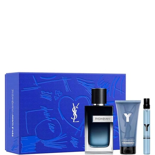 YSL Y MEN EDP 100ML+10ML+ SHOWER GEL50ML