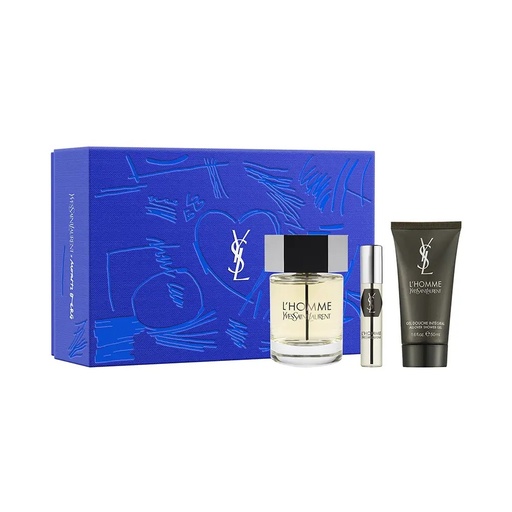 YSL L'HOMME 100 EDT+10 ML+DEO