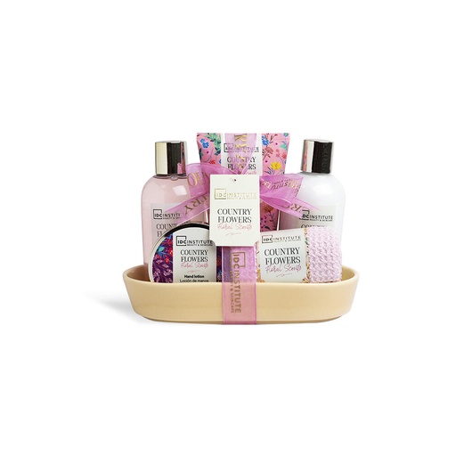 IDC INST COUNTRY FLOWERS 5 PCS CERAMIC