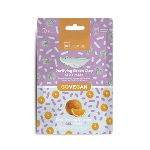 IDC SKINCARE ESSENT.DUO MASK GREEN+ORANG