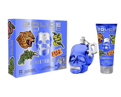 POLICE TO BE FREE TO DARE EDT 75+GEL 100