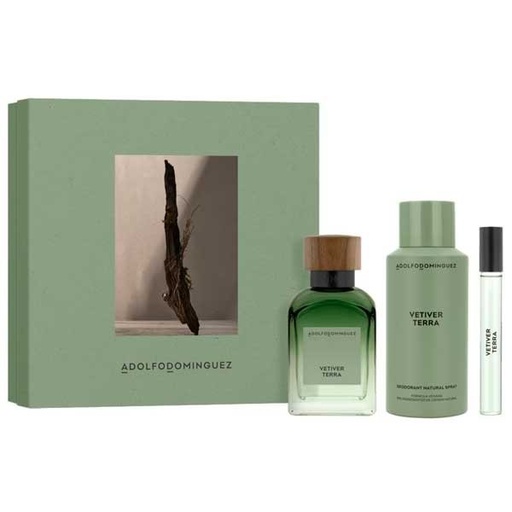ADOLFO DOMINGUEZ VETIVER TERRA120+DEO+10