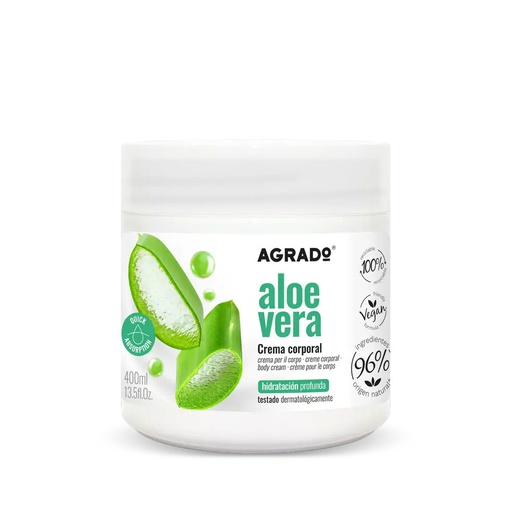 AGRADO CREMA CORPORAL ALOE 400 ML