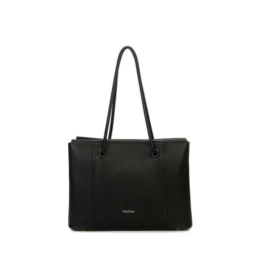 MIMI-MUA BORSA A SPALLA BASIC NERO