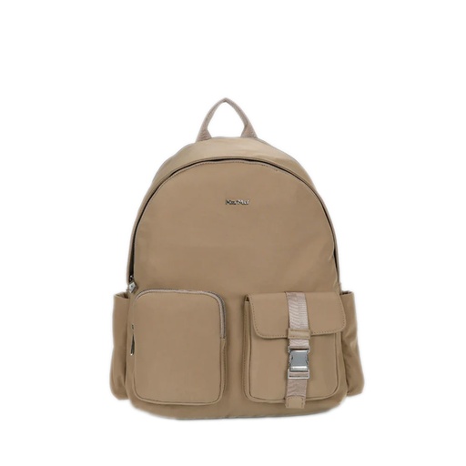 MIMI-MUA ZAINO GRANDE NYLON TASCHE FANGO