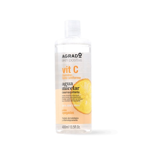 AGRADO AGUA MICELAR VIT C 400 ML