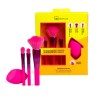 IDC INST.MAKEUP BRUSHES&BLENDER SET 4PCS