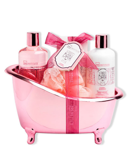 IDC INST.SCENT.BATH ROSE BATHTUB 4 PCS