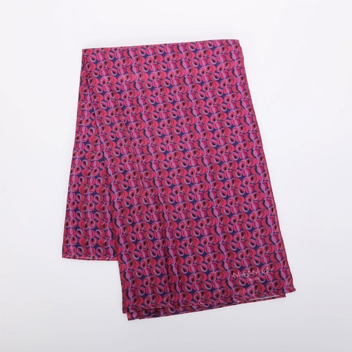 MIMI-MUA FOULARD OCCHIETTI BURGUNDY