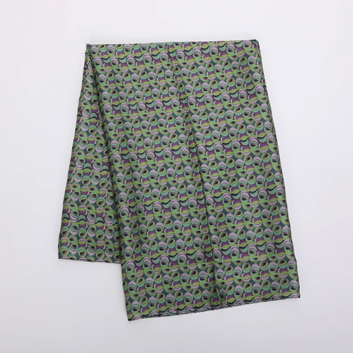 MIMI-MUA FOULARD OCCHIETTI VERDE MILITAR