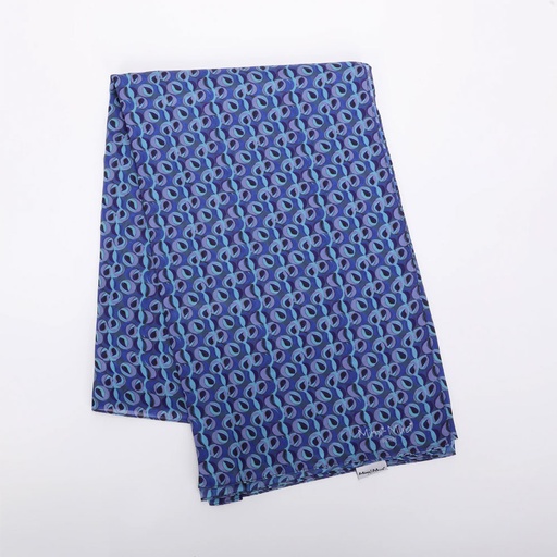 MIMI-MUA FOULARD OCCHIETTI BLU