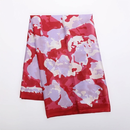 MIMI-MUA FOULARD IRREGOLARI BORDEAUX