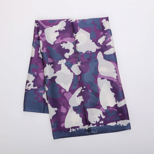 MIMI-MUA FOULARD IRREGOLARI VIOLA