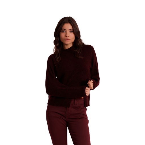 MIMI-MUA MAGLIA DOLCE VITA COLLO MOSTO