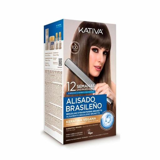 KATIVA KIT ALISADO BRASILEÑO CAB.OSCUROS